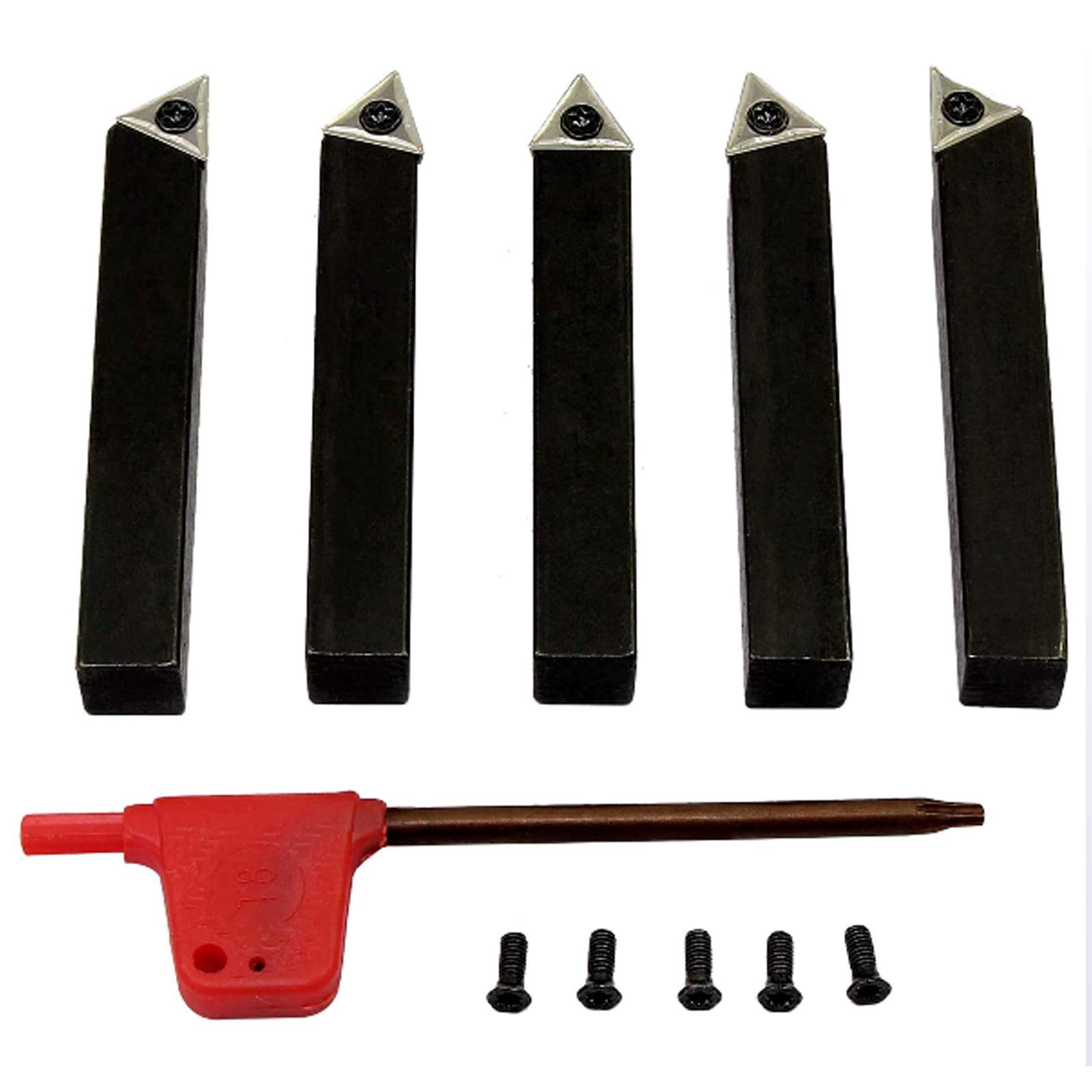 Amazon.co.jp: インデックス可能な旋盤旋盤旋盤ツールセット超硬